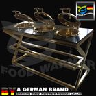 Electric Mobile Buffet Stations Stainless Steel 304 Material CE Certification 3x3.5L