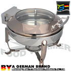 6L Rectangular Catering Chafing Dish With Lids Enviornmental Friendly Copper Color