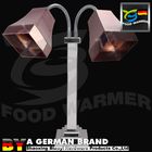 Extra Thick  Food Warmer Lamp Stainless Steel Structure Material For Dish Preparation