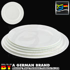 Ivory Decorative Porcelain Plates Luxurious 8" Medium Size Commercial Grade