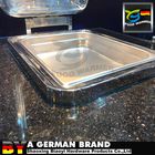370x370x140mm Stainless Steel Chafing Dish With Unique Machanical Hinge For Induction Cooker