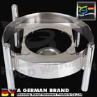 CE Catering Chafing Dish Of 6L Round Shape Plane Lid With Window Stackable Storage