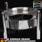 No Frame Induction Cooker Round Chafing Dish Full Screen Glass With Plane Surface