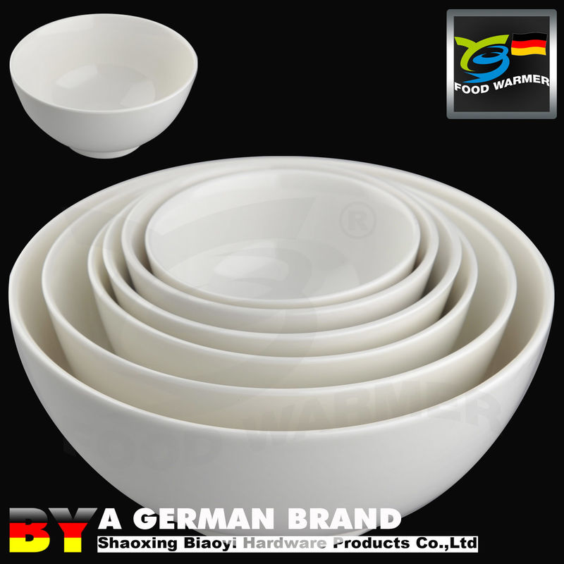 Restaurant Ceramic Chafing Dish , Bulk Porcelain Side Plates Dinnerware Non Toxic Material